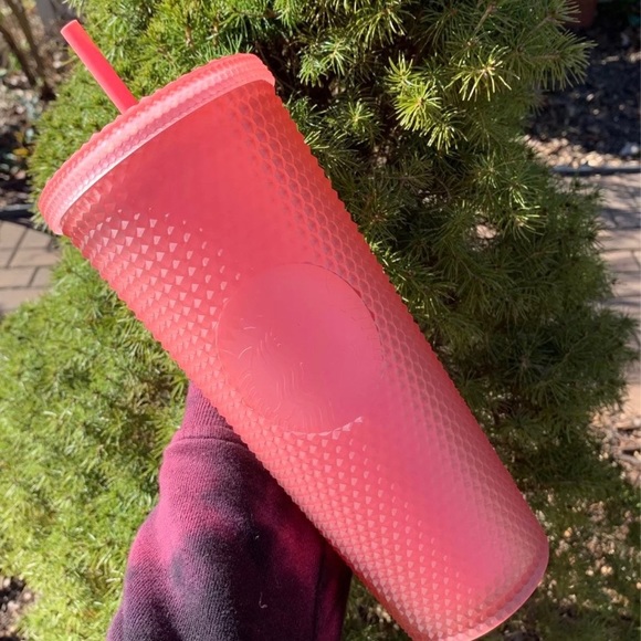 Starbucks pink lemonade studded tumbler